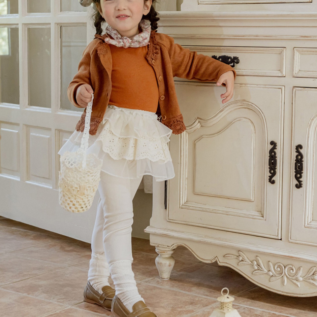 110春レギンスつきスカート2色