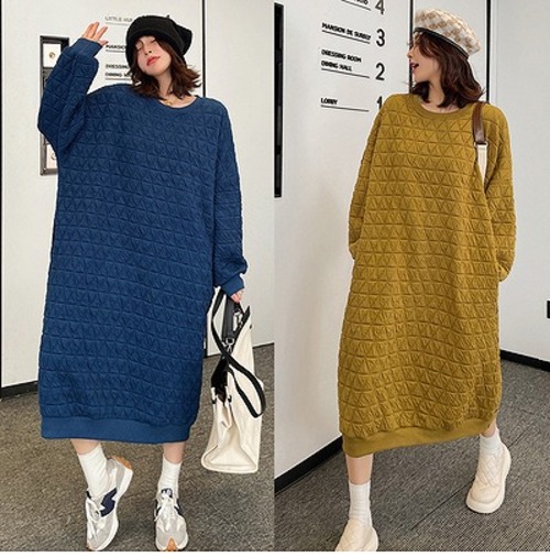 【大きいサイズL-5XL】ファッション/人気ワンピース♪ブルー/イエロー/ブラック3色展開◆sbiot-188887