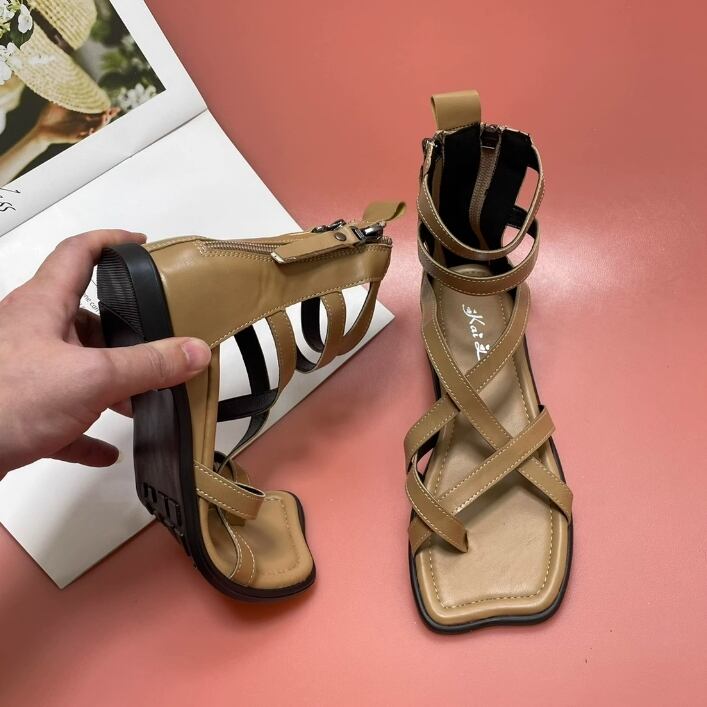 スクエアトゥグラディエーターサンダル A-0951 | miie online store