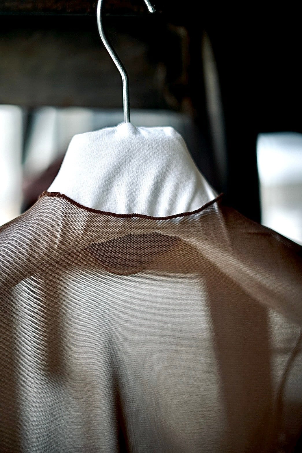 OVERNEATH / Longsleeves Tull Net (Bodysuit 088) (Grey , Beige