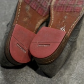 COLE HAAN wingtip suede leather shoes