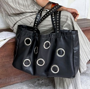 Eyelet Decoration Tote Bag