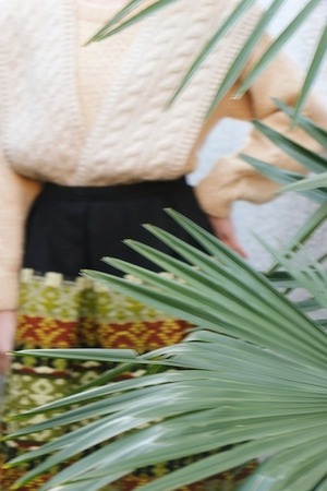vintage/rain forest skirt.
