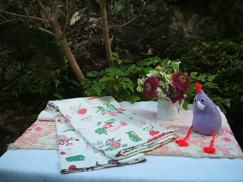 english vintage very sweet cafe curtain イギリスヴィンテージ　カフェカーテン　カーテン