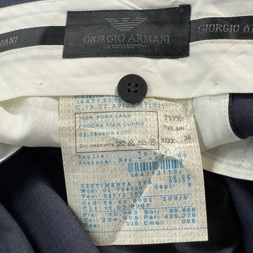 00s GIORGIO ARMANI LE COLLEZIONI slacks 詳細写真3