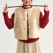 「まどろみベリーと月夜の羊」リバーシブルベストとコーデュロイスカートのセットアップ《P0324》