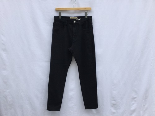 AUGUSTE-PRESENTATION”綿ウール 5PKT TAPERED PANTS BLACK”