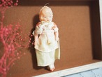 おしゃれガール　花柄とエプロン　JAPANセルロイド 画像1