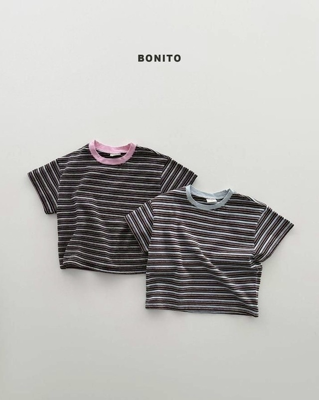 【先行予約５％OFF 5/20 23:59まで】2376 stripe T(７０～１２０相当)  / BONITO