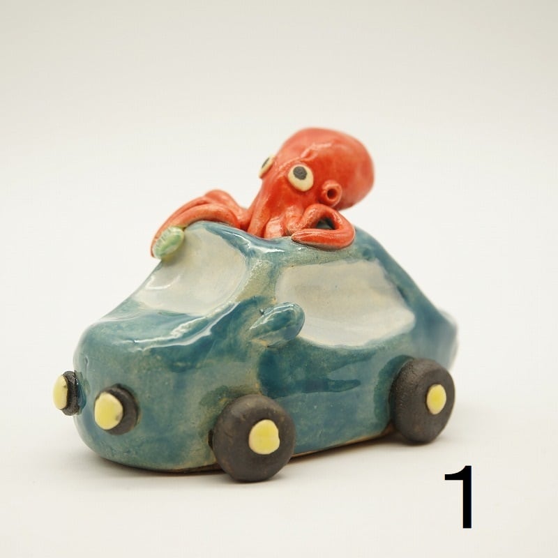 たこのオブジェ 乗り物シリーズ【369（みろく）】 | 沖縄の工芸品
