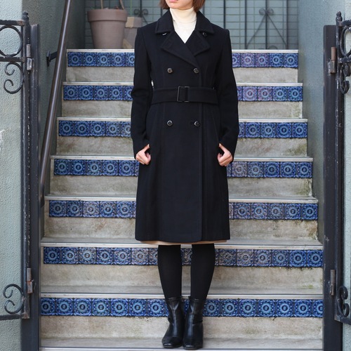 .SPORTMAX MAX MARA WOOL BELTED COAT MADE IN ITALY/スポーツマックスマックスマーラウールベルテッドコート2000000012162