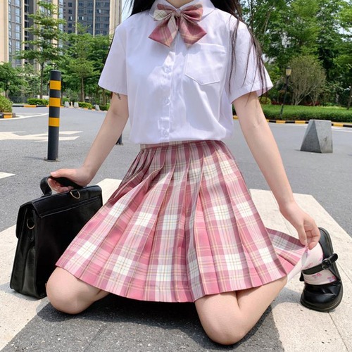 ✞ きれいめ☆白シャツブラウスリボンプリーツスカート ホワイト ✞ゴスロリ SM ミリ 甘ロリ クラロリ 和ロリ エレガント 黒ロリ 姫ロリ 華ロリ BB-BB6160869