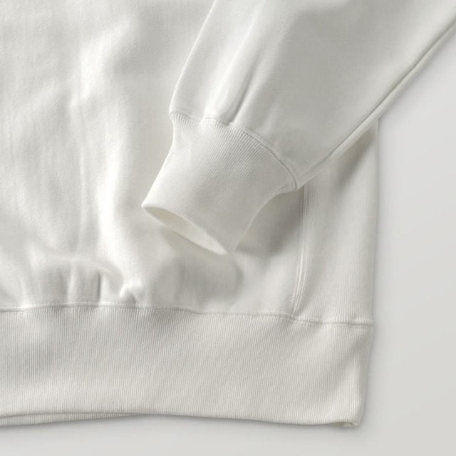 TROIS BONHEUR        ”sweatshirt　裏起毛” 　White
