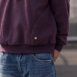 フリース スマイル プルオーバー A2014