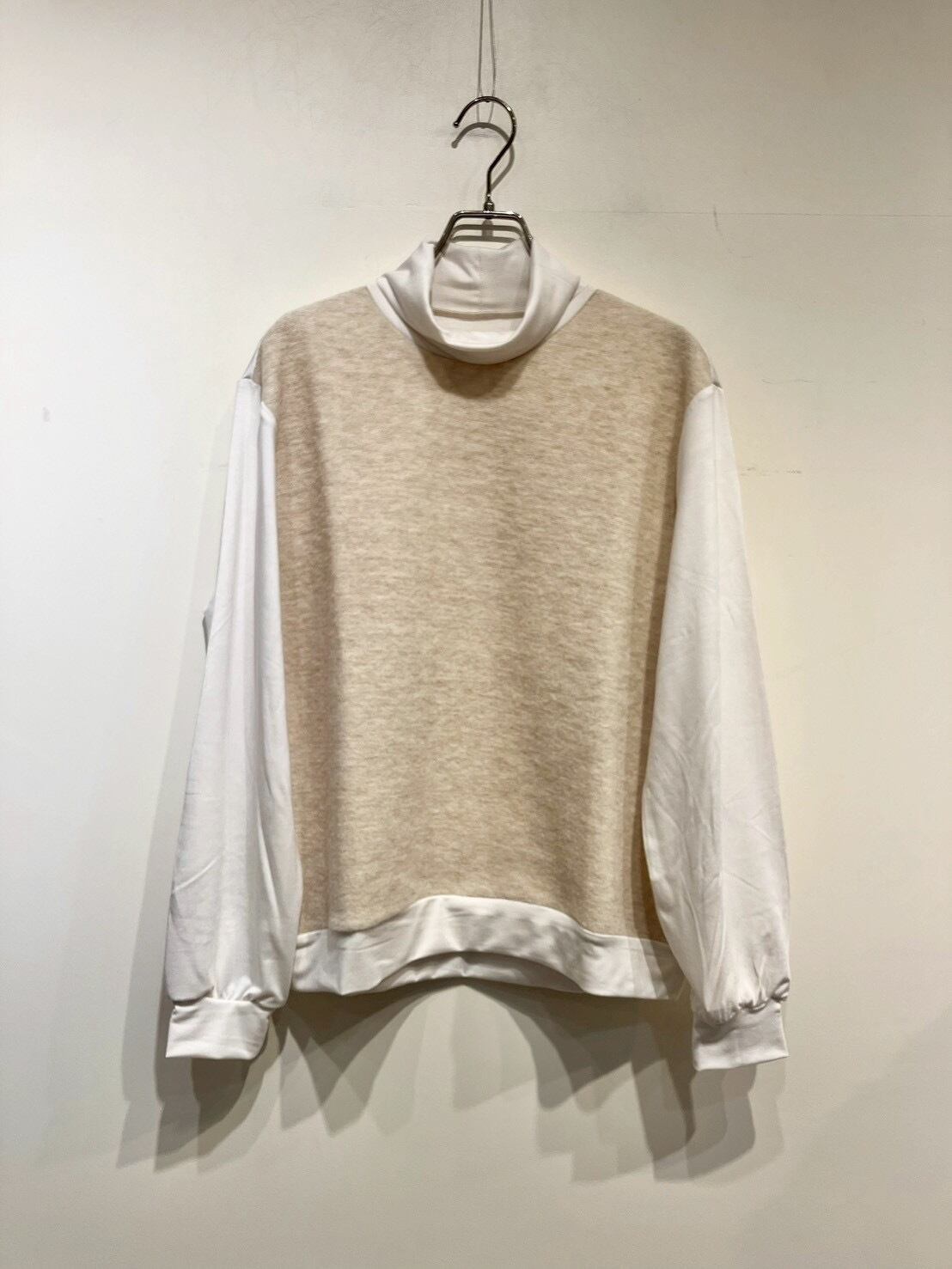 mignon aine ソフトメランジ ドッキングトップス