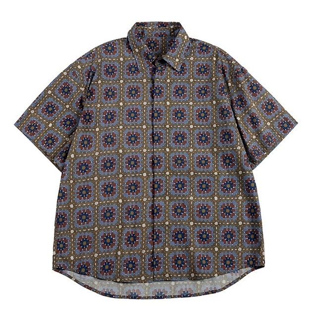 Retro floral shirt 3283