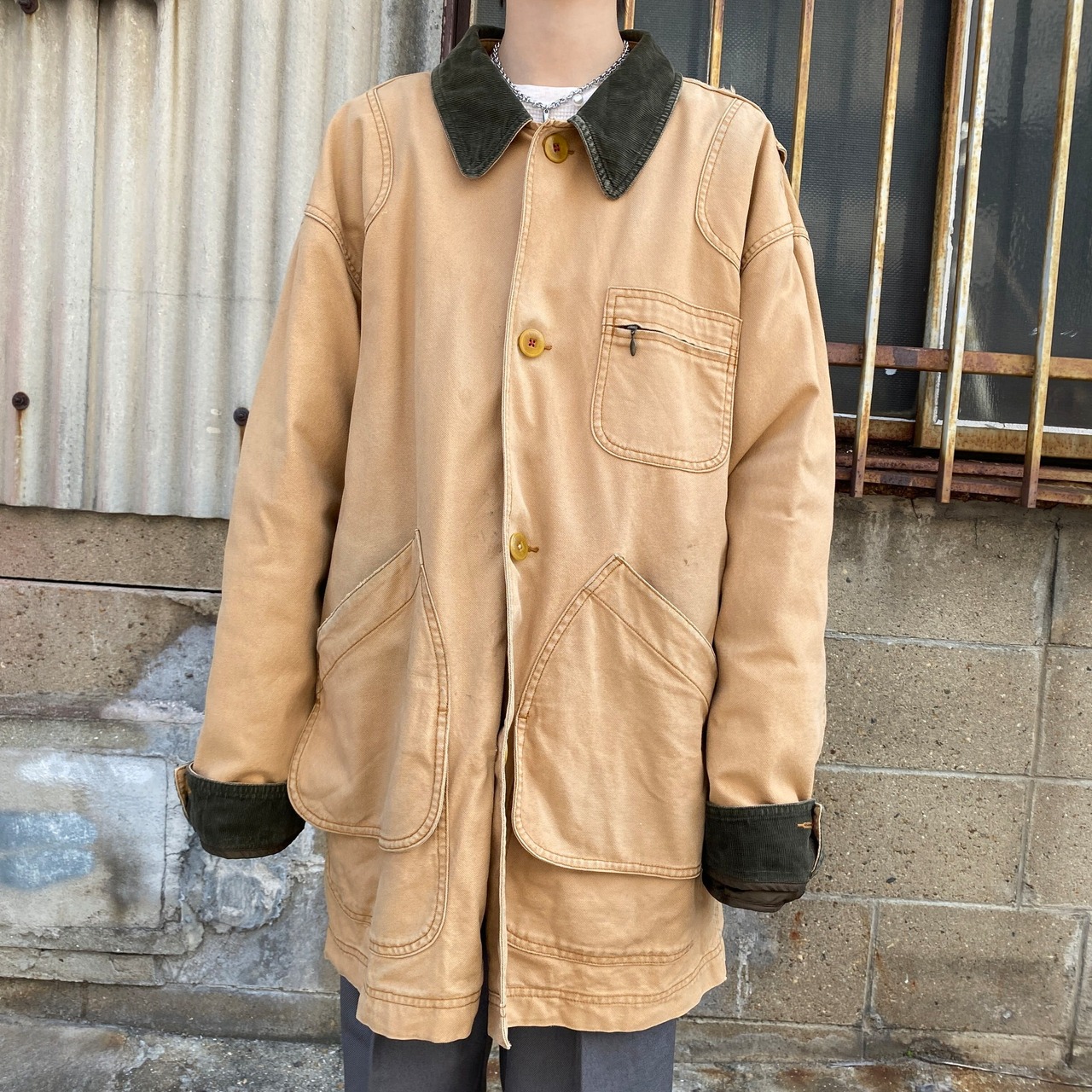 90〜00年代 L.L.Bean エルエルビーン ウールライナー付 ハンティング 