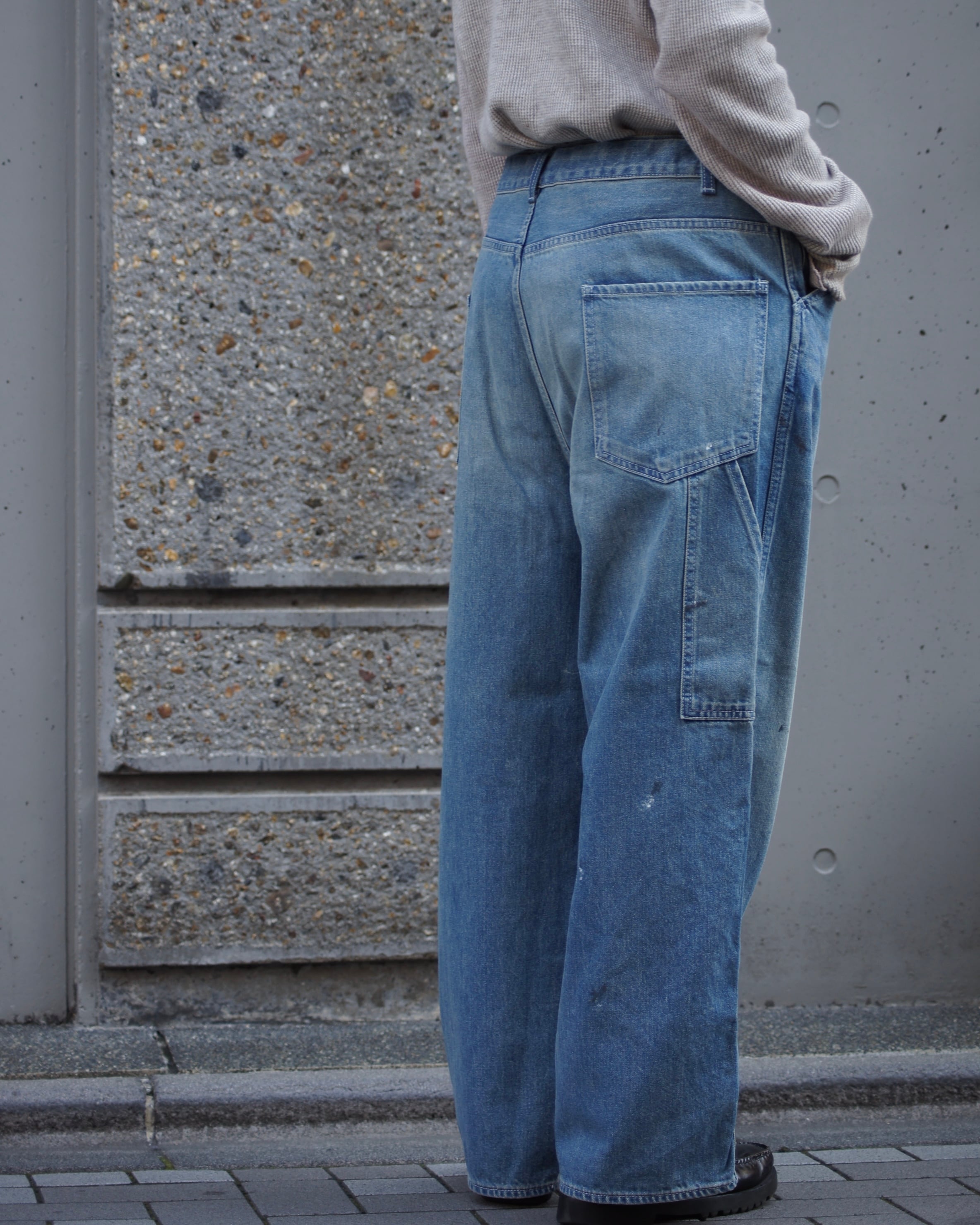 HARVESTY】BIG PAINTER DENIM PANTS / USED BLUE | ROGER'S North land