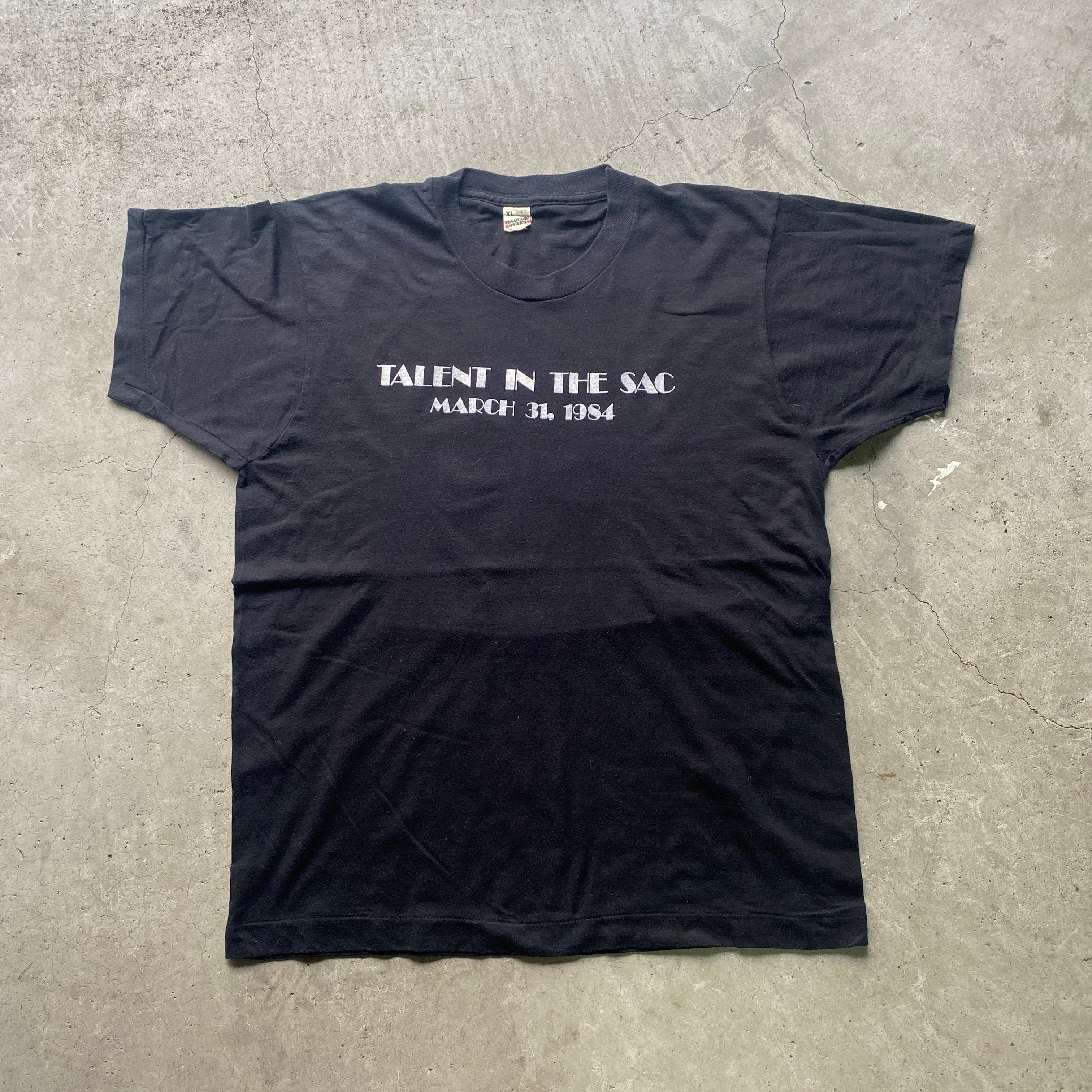 80年代 プリントtシャツ ヴィンテージ メンズxl 古着 Tシャツ Al Sa Cave 古着屋 公式 古着通販サイト