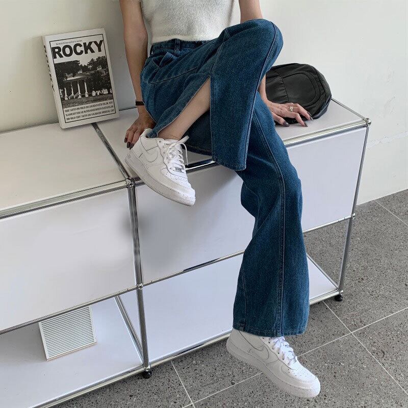 ウェストジーンズ スプリングオータムスタイルルーズカジュアルロングパンツ ワイドレッグ 春物 秋物 ワイドパンツ 萌量不足11645759129