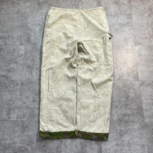60s 極太 フィンランド軍 実物 M-62 リバーシブルカモ パンツ w39 詳細写真19