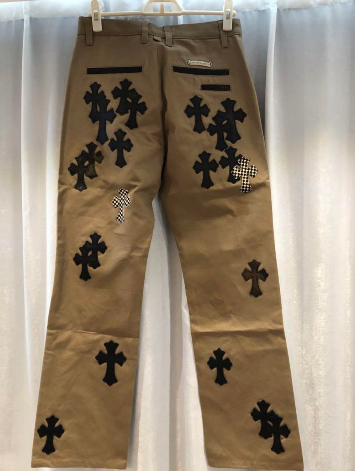 CHROME HEARTS クロムハーツ CHINOS CEM CRS クロスパッチ パンツ