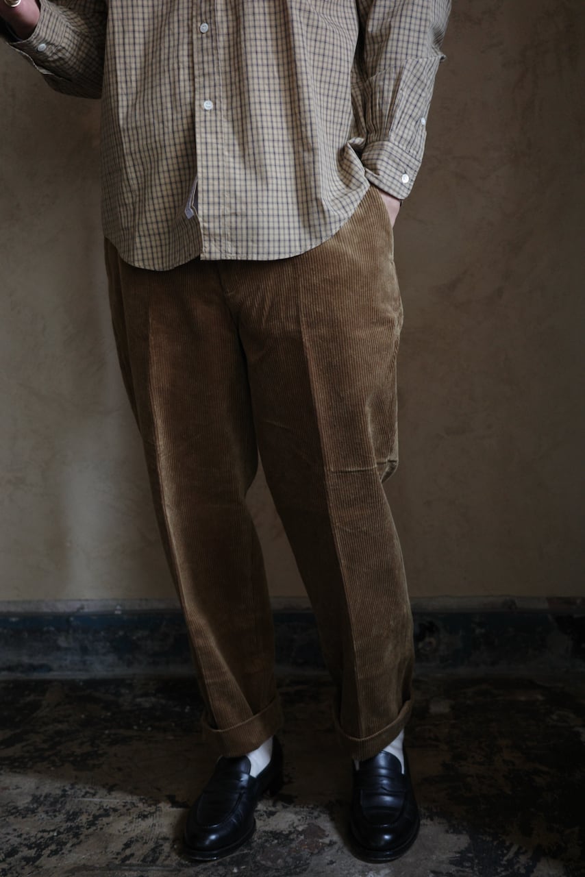 ENDS and MEANS / Grandpa Cord Trousers 24AW | iremono