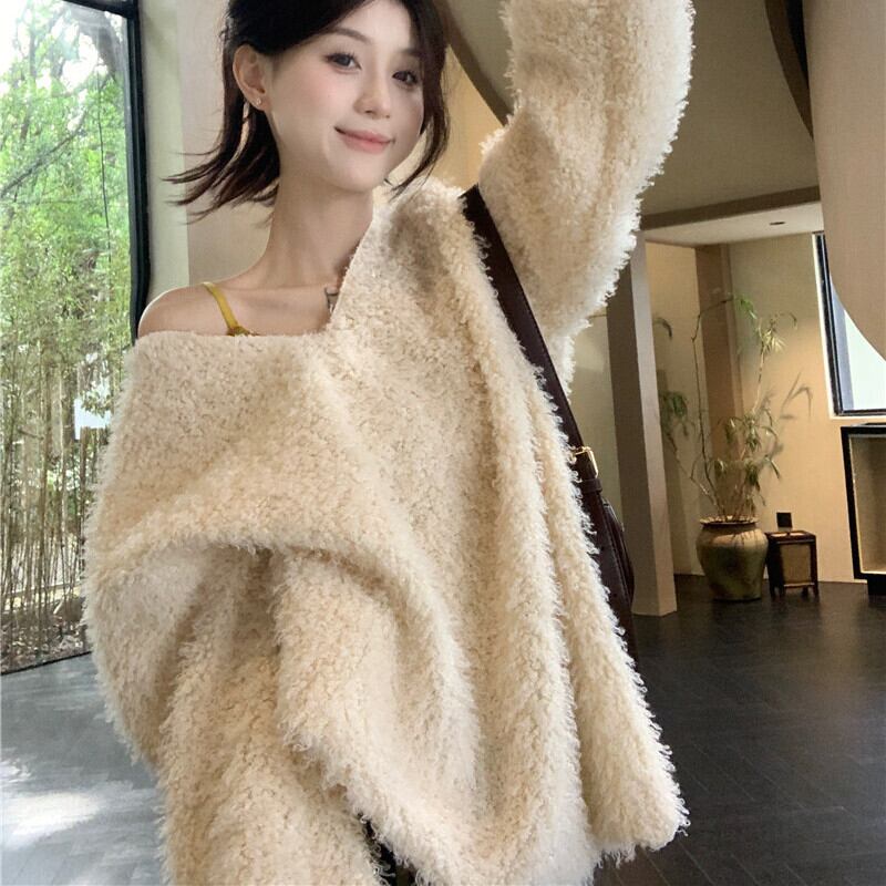 【tops】Vネックシャギープルオーバー M26983