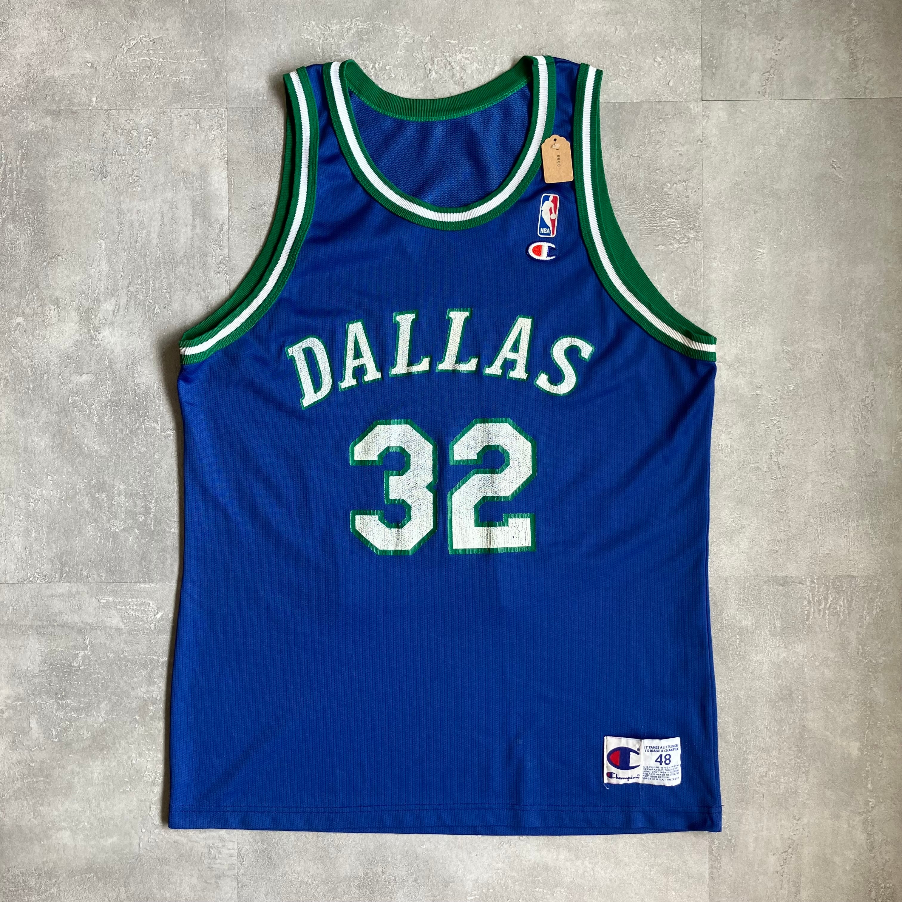 《48 size》champion チャンピオン NBA ゲームシャツ DALLAS No.3521
