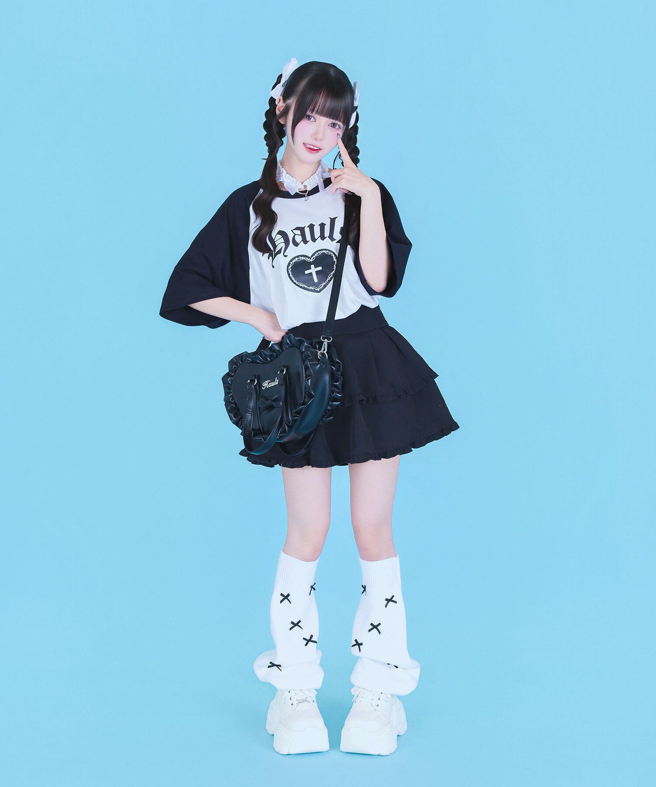 いかつロゴBIGラグランTEE