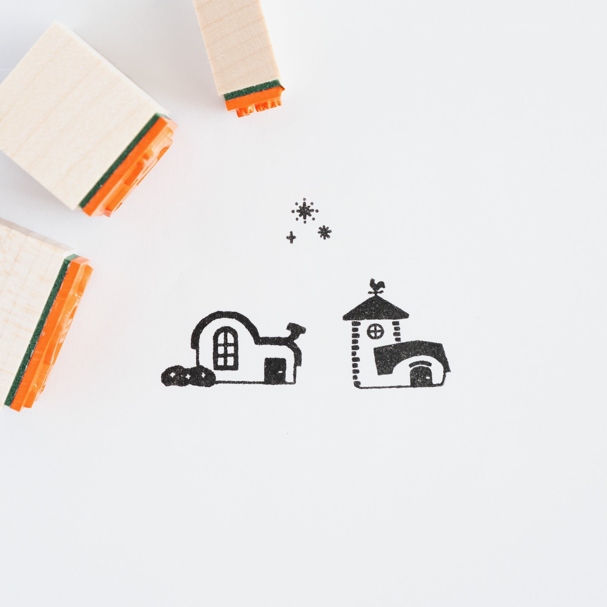 雪降るまち【セット】 | はんこ