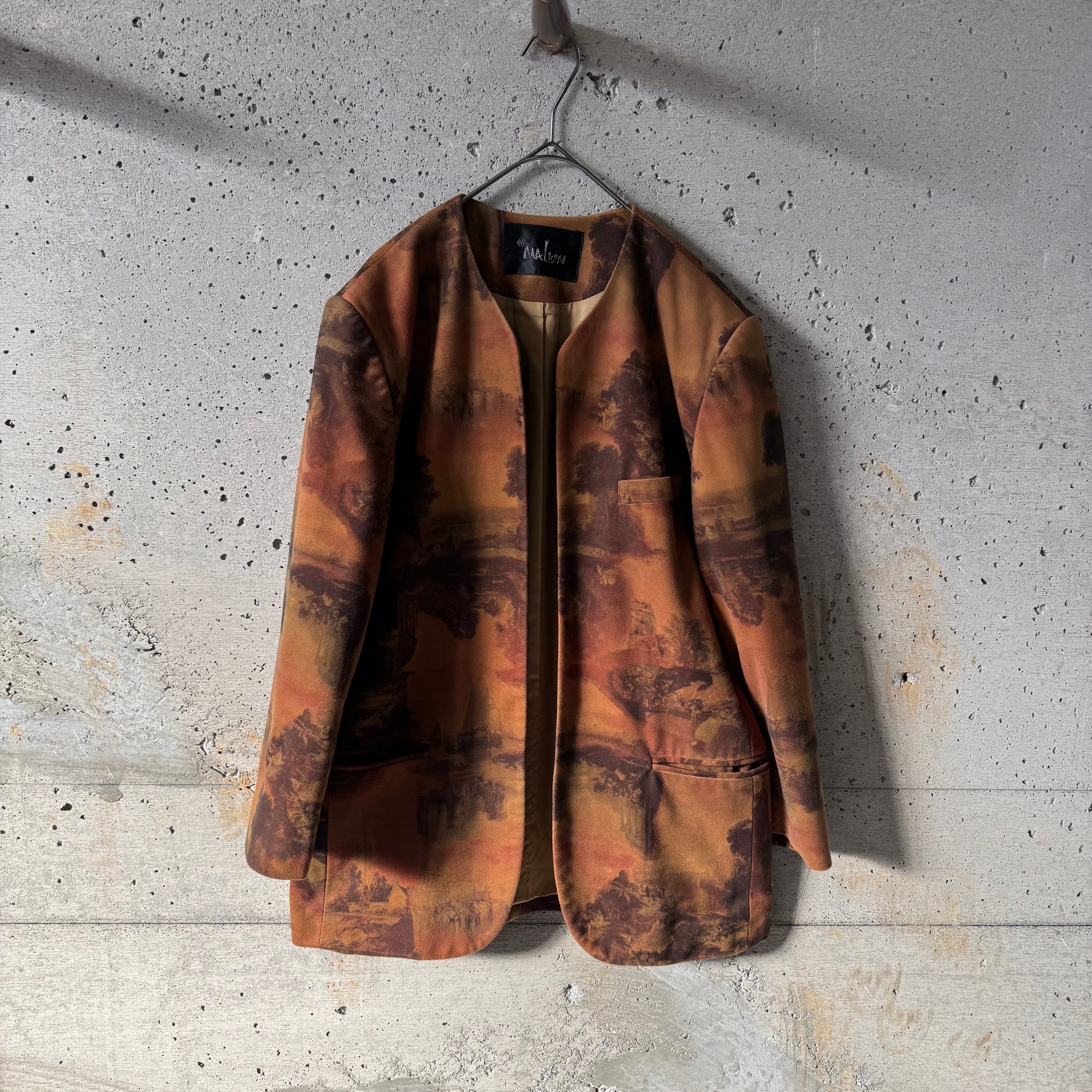 Landscape print jacket