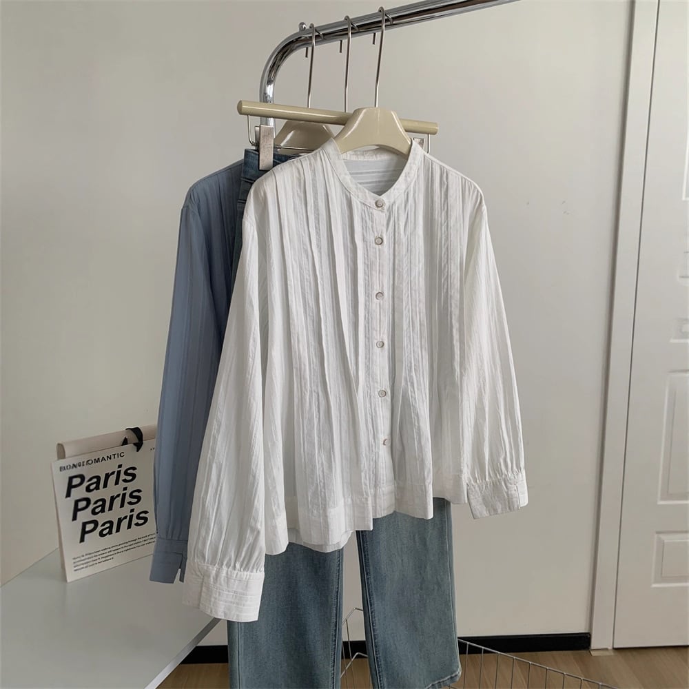 【tops】クルーネックブラウス M33385