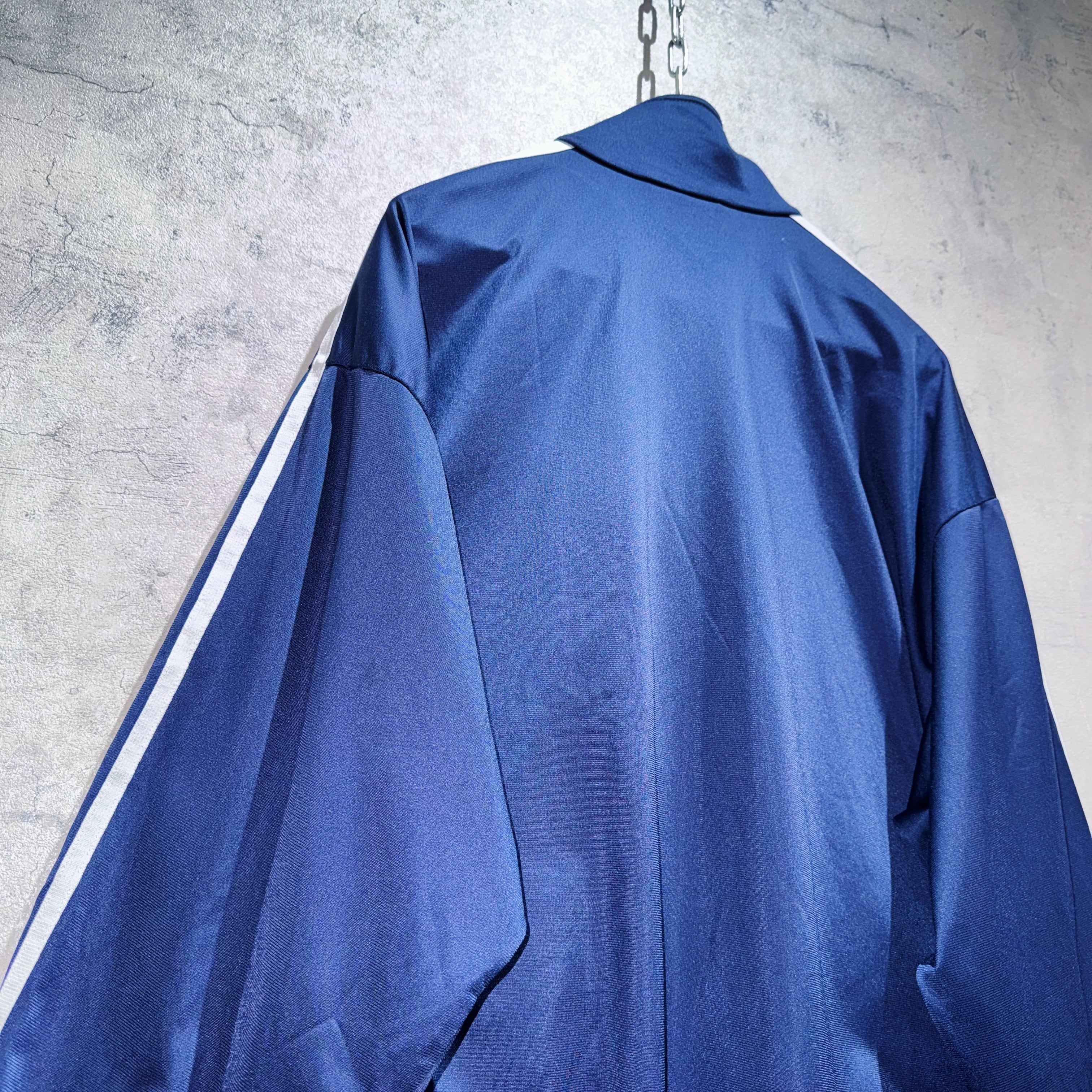 80's”ADIDAS”EURO VINTAGE stand neck track jacket | ayne