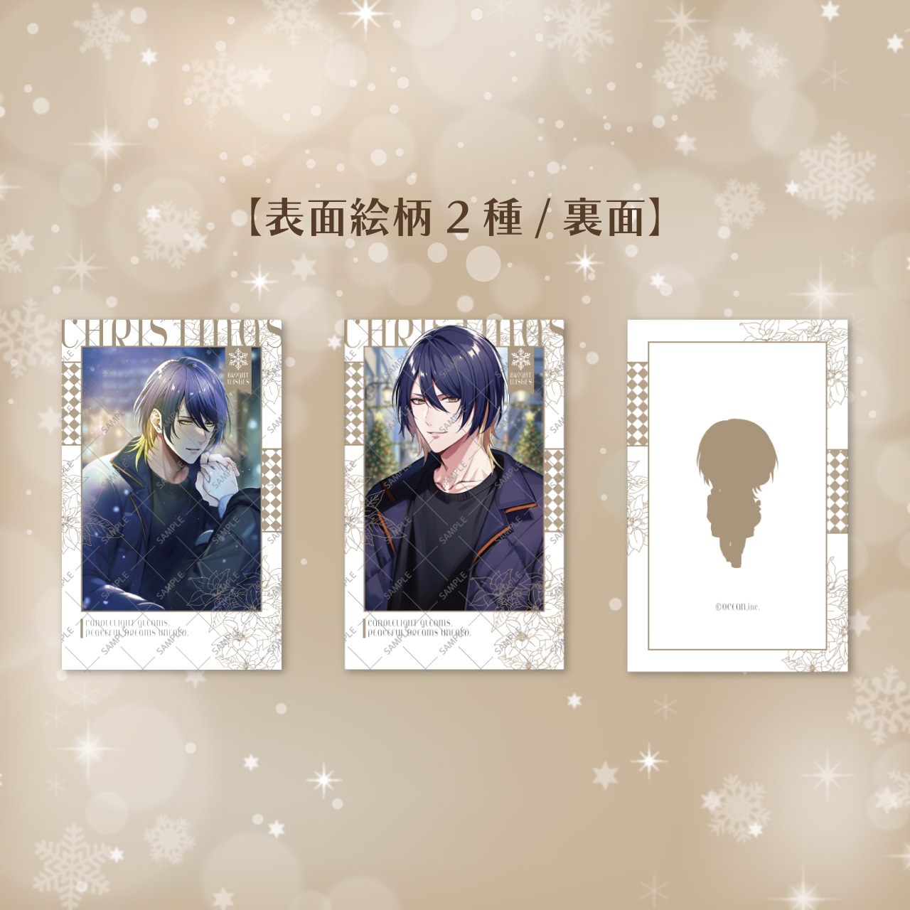 【成宮瑠偉】2025年クリスマスチェキ風カードセット_初回在庫分