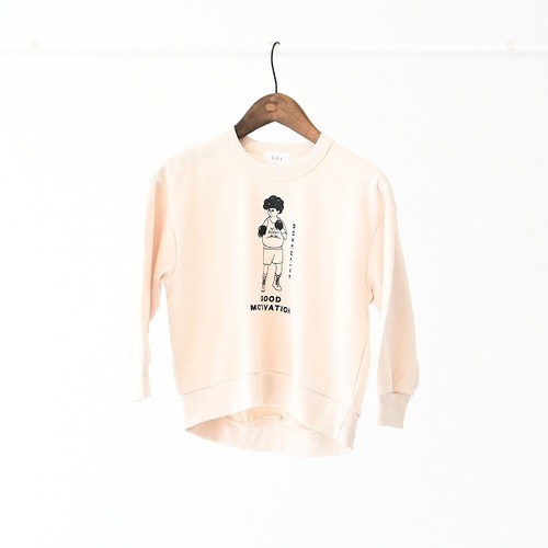 FOV(フォブ) / BOXERCIZE ビッグトレーナー / アイボリー / 90-140cm