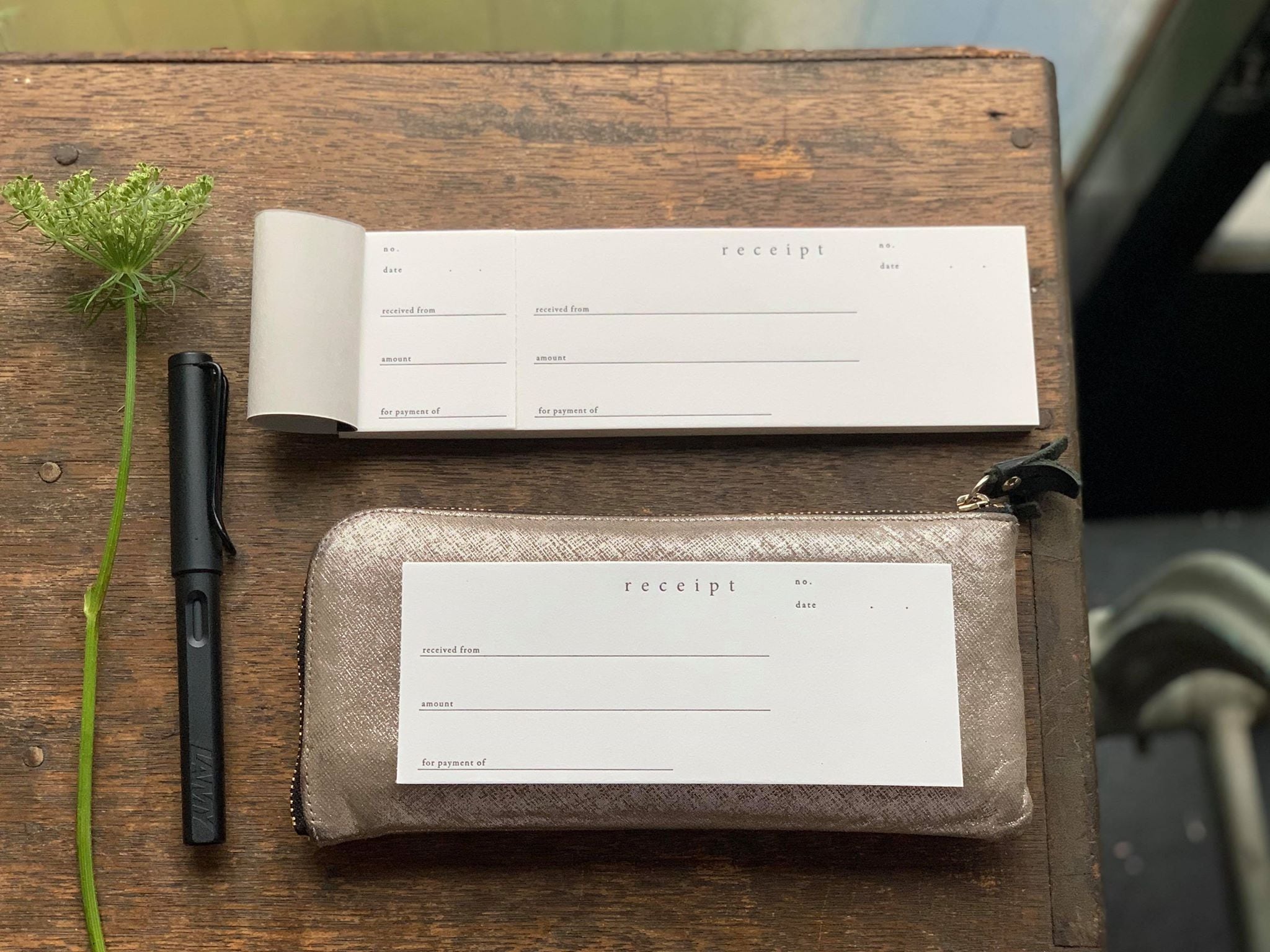 【活版印刷】領収書 / Money receipt ※パッケージ変更しました