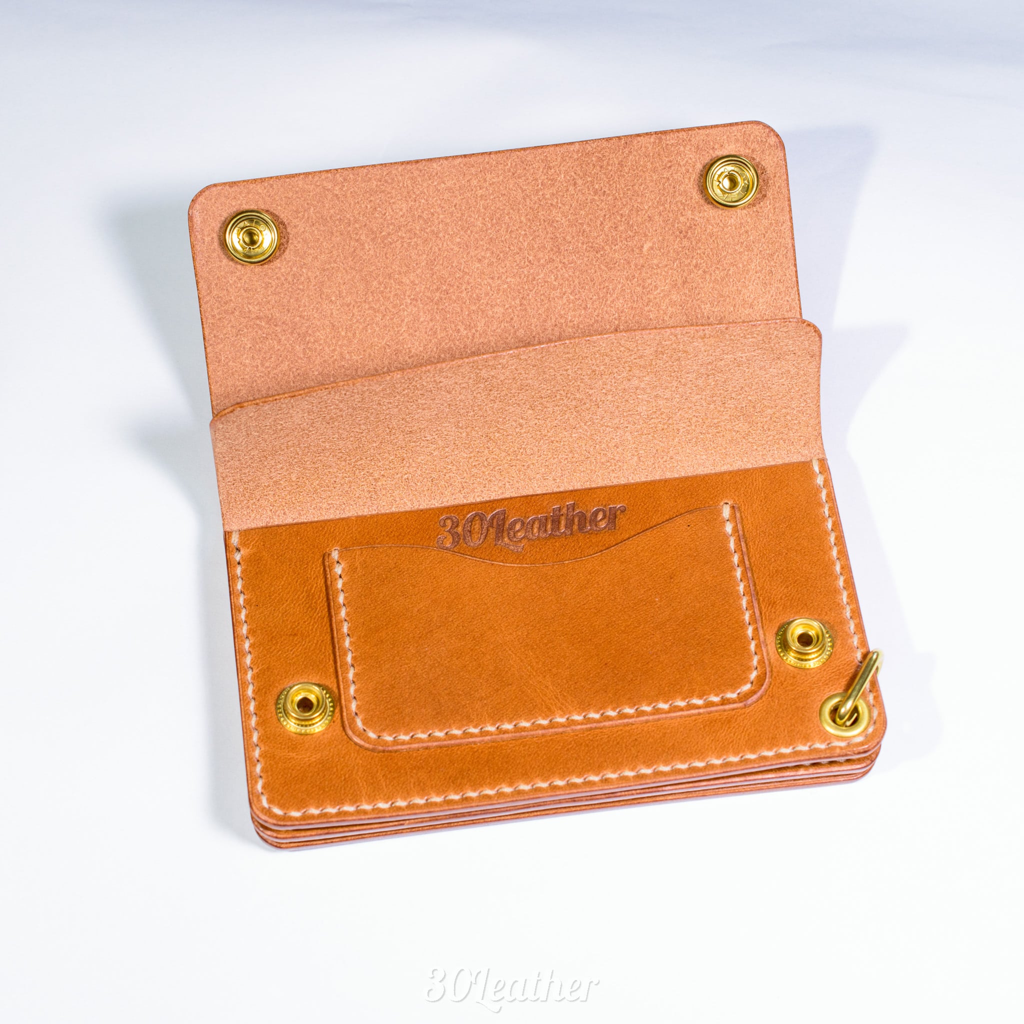 IBIZA Natural MTW-001 ミドルトラッカーウォレット | 30Leather