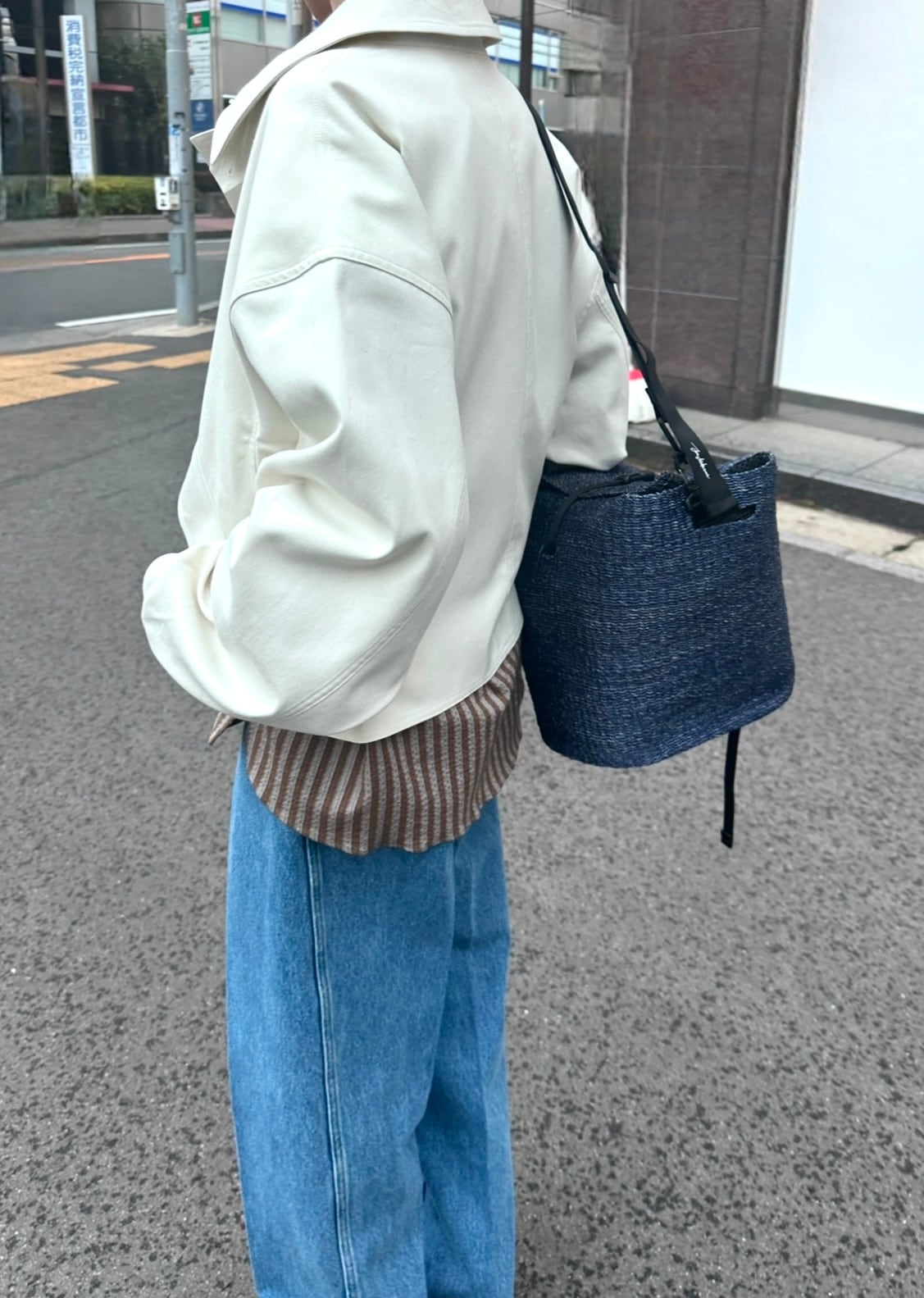 JUN MIKAMI  [SHOULDER BASKET BAG]
