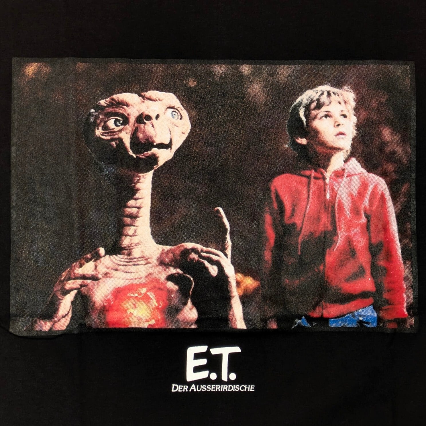 【 E.T. ( イーティー )】 『E.T. &エリオット 』Tee / 映画Tシャツ / 80'MOVIE / Tシャツ / BLACK〚アメリカン雑貨 アメトイ〛