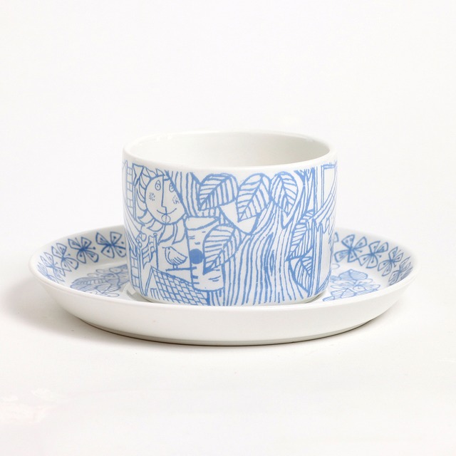 Gustavsberg グスタフスベリ BORO ボロ ティーカップ＆ソーサー - 9 北欧ヴィンテージ