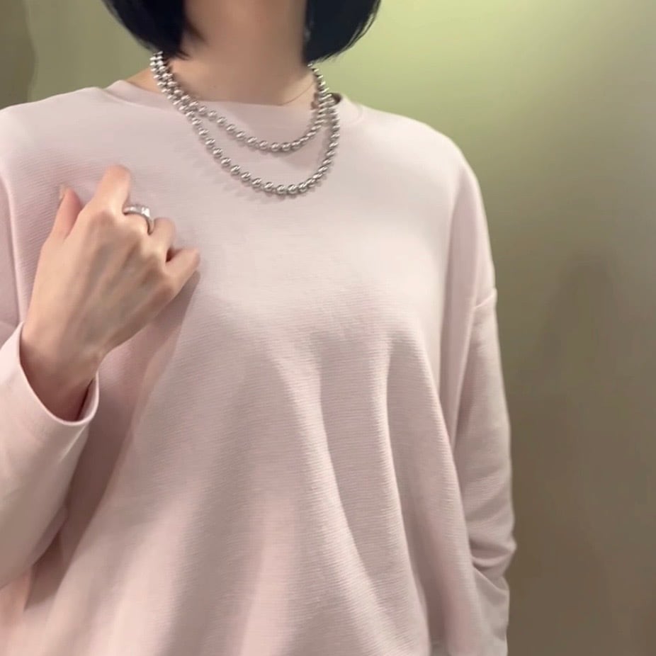 Christian Dior】2233 DIOR ロングボールチェーンネックレス 92cm 2way