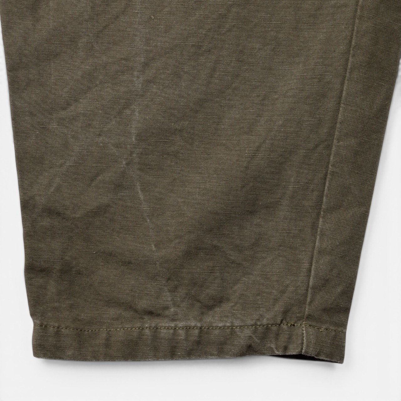 00s BANANA REPUBLIC リネンコットン パンツ オリーブ