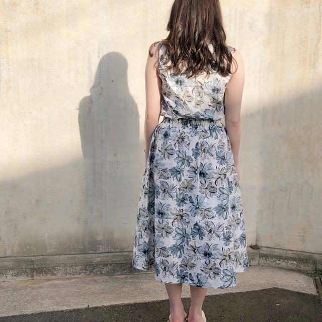 花柄ノースリーブワンピース｜画像6