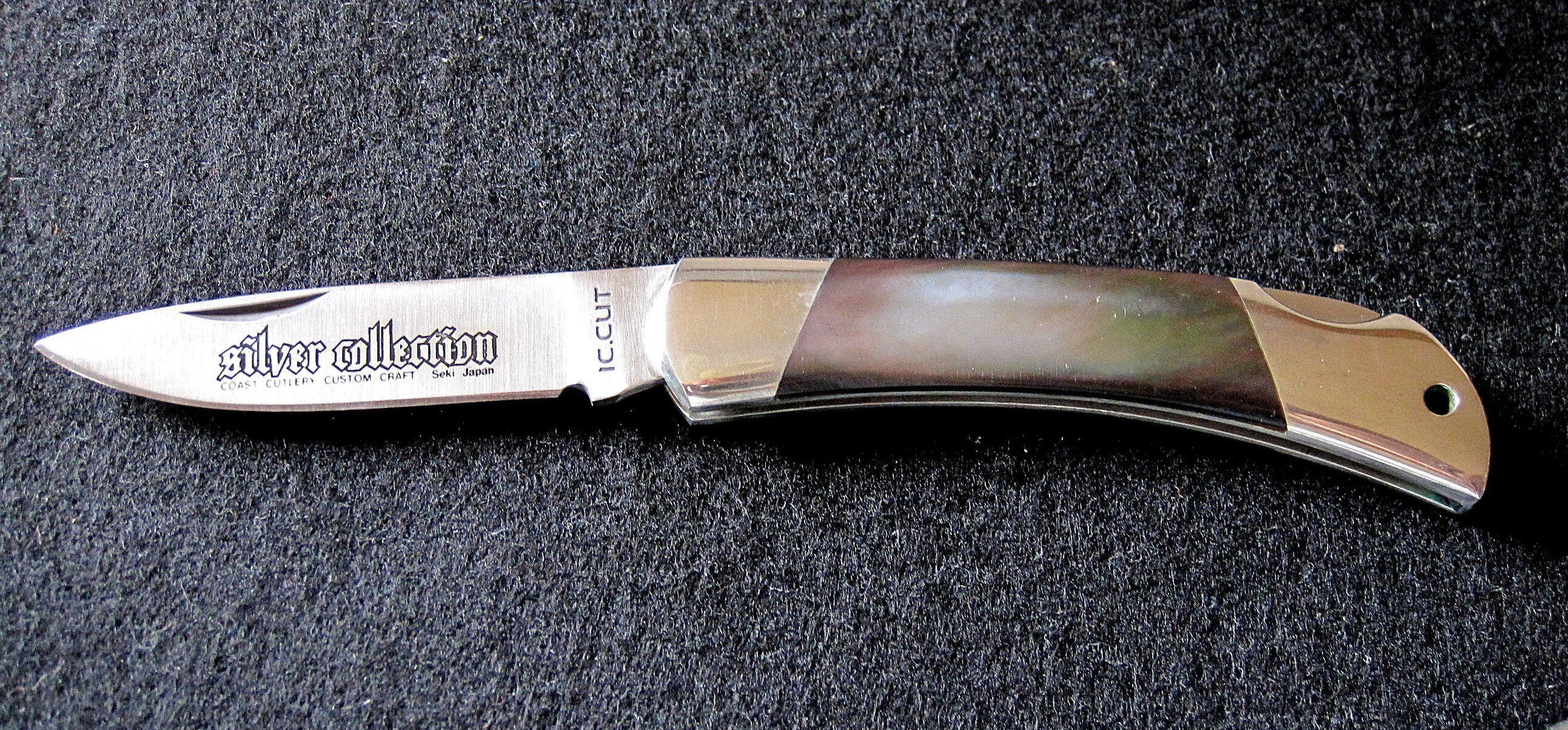 ナイフ 折り畳みナイフ IC CUT SILVER COLLECTION CUSTOM CRA