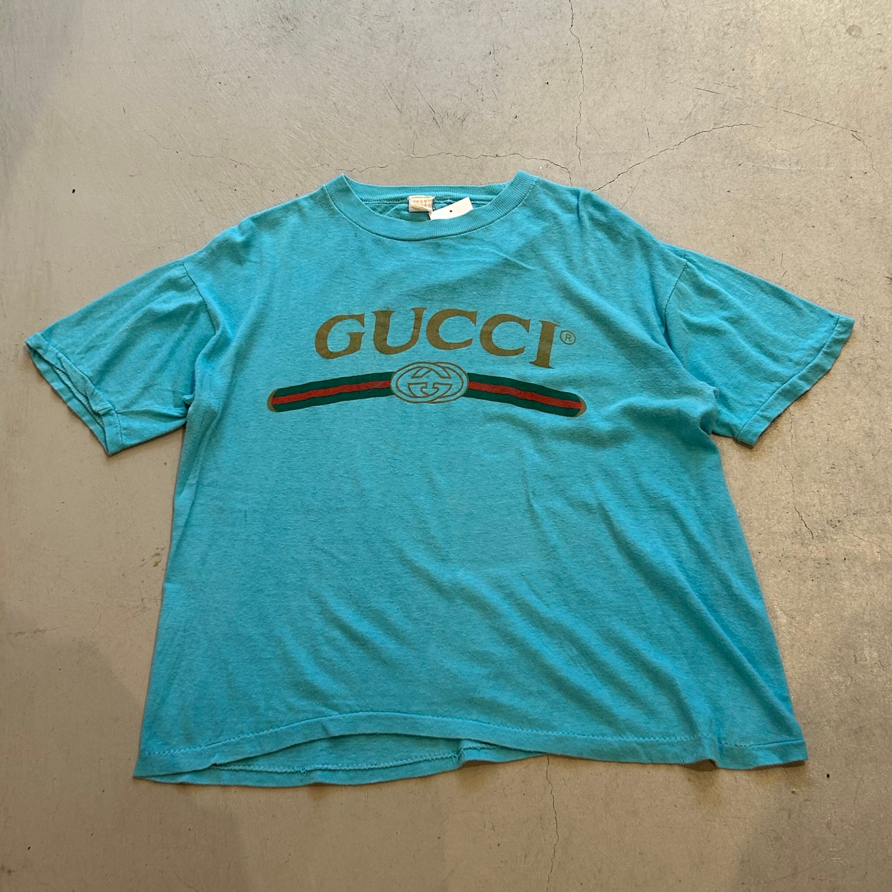 80s〜90s GUCCI bootleg t-shirt【高円寺店】 | What