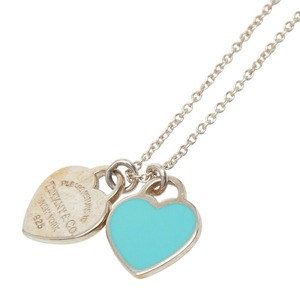 ティファニー リターントゥ ネックレス シルバー ブルー SV925 シルバー レディース TIFFANY&Co. 【中古】