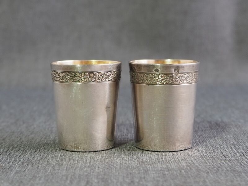 フランスアンティーク シルバー すずらんのラトル ガラガラ ① 【公式