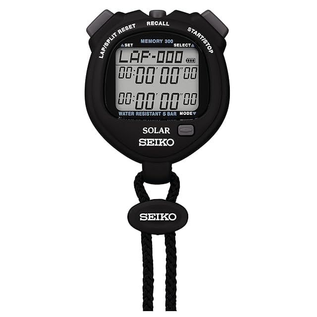 SEIKO セイコー ストップウォッチ ソーラー 大容量300メモリー 時計