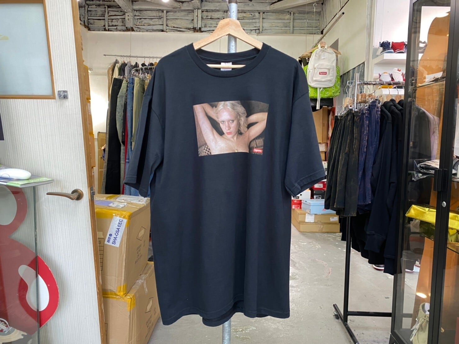 Supreme GUMMO DOT TEE BLACK XL 086062 | BRAND BUYERS OSAKA